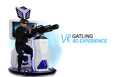 VR Gatling virtual reality ride